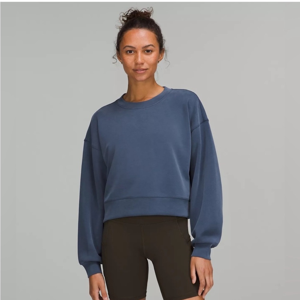Lululemon Softstreme Perfectly Oversized Cropped Crew